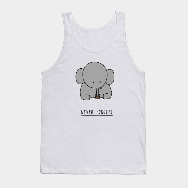 An Elephant Tank Top by Haasbroek